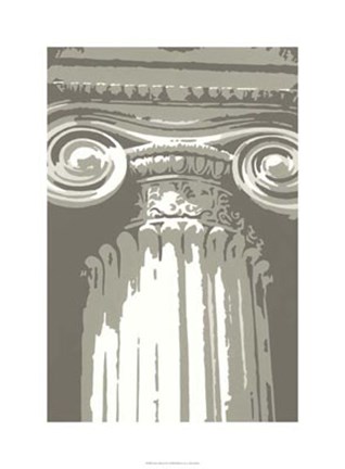 Framed Ionic Order Print