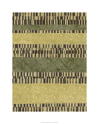 Framed Linear Layers I Print