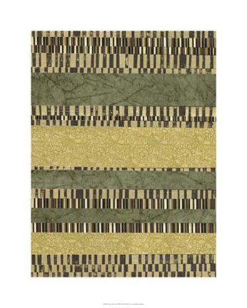 Framed Linear Layers II Print