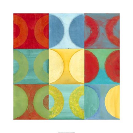 Framed Round About I Print