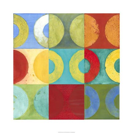 Framed Round About II Print