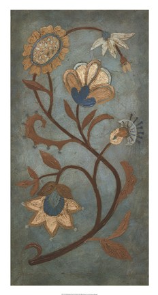 Framed Embroidery Panel II Print