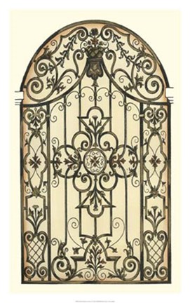 Framed Printed Majestic Gateway II Print