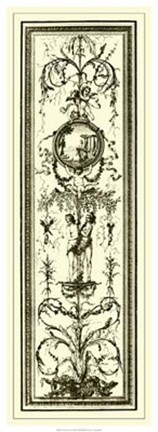 Framed Ivory Screen I Print