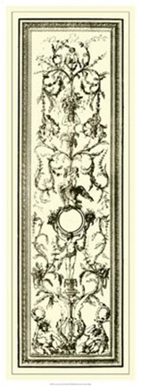 Framed Ivory Screen III Print