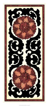 Framed Suzani Panel III Print