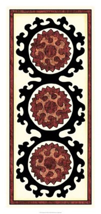 Framed Suzani Panel IV Print