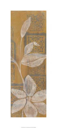 Framed Delicate Panel II Print