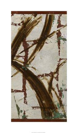 Framed Accentual Silver I Print