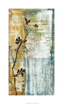 Framed Swallow Song II Print