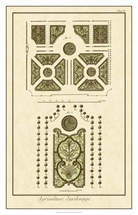 Framed Agriculture Jardinage Print