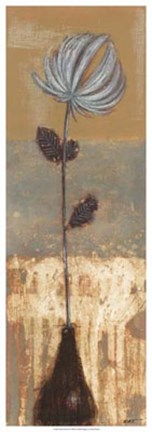 Framed Solitary Flower II Print