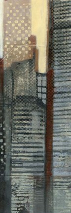 Framed Urban Landscape III Print