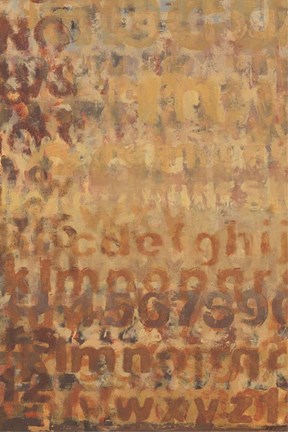 Framed Earthen Language I Print