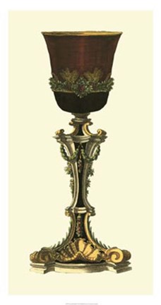 Framed Elongated Goblet II Print