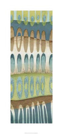 Framed River Flow I Print