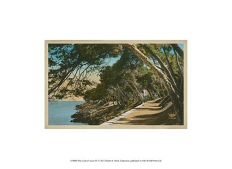 Framed Cote d&#39;Azur IV Print