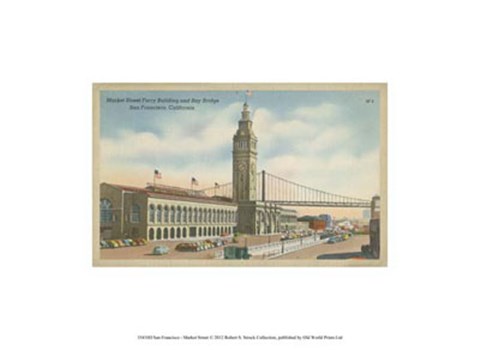 Framed San Francisco- Market Street Print