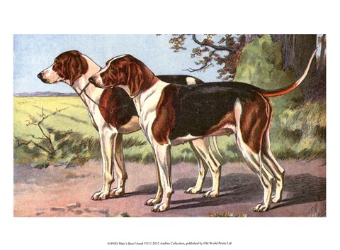 Framed Man&#39;s Best Friend VII Print