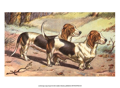 Framed Man's Best Friend X Print