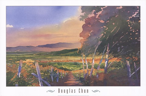 Framed VALLEY VISTA Print