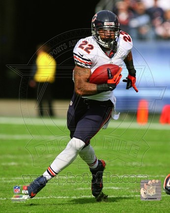 Framed Matt Forte 2012 in Action Print