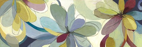 Framed Silk Flowers II Print