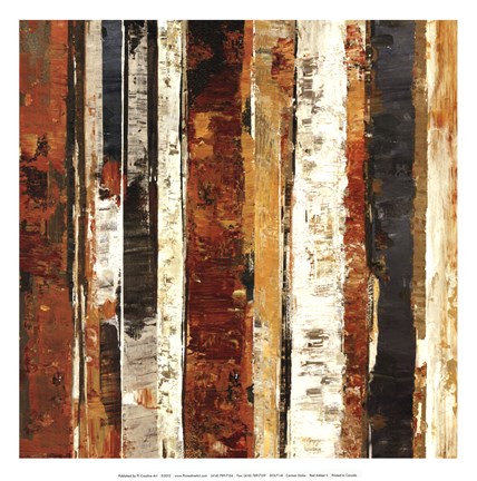 Framed Red Amber II - MINI Print