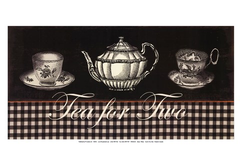 Framed Tea for Two Print