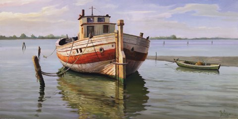 Framed Trabaccolo Print