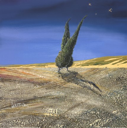 Framed Guardando in su la stella nascente Print