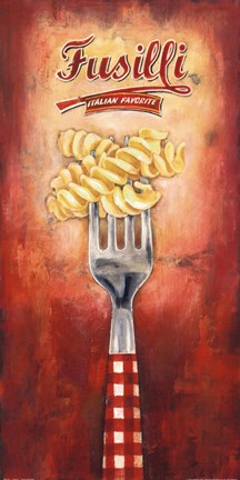 Framed Fusilli Print