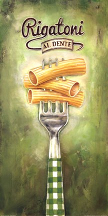 Framed Rigatoni Print