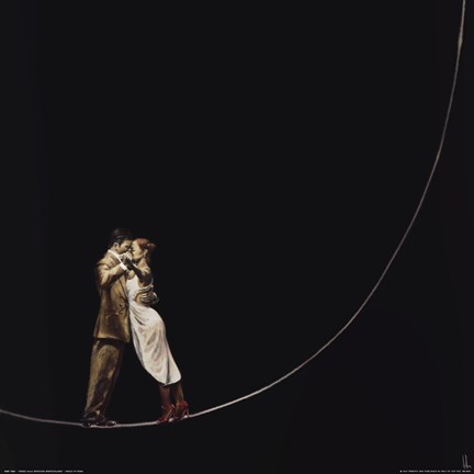 Framed Tango allo specchio (particolare) Print