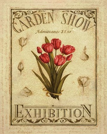Framed Garden Show II Print