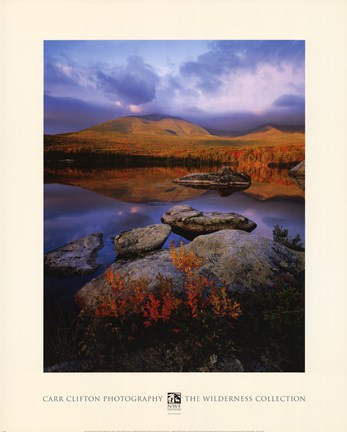 Framed Mount Katahdin Print