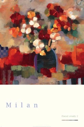 Framed Floral Study II Print