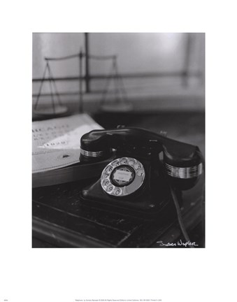 Framed Telephone Print