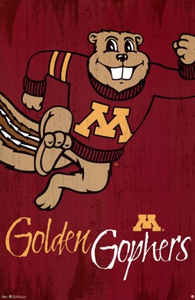 Framed University of Minnesota - Logo 13 Print