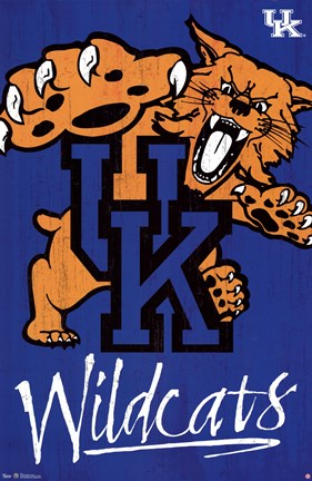 Framed University of Kentucky - Logo 13 Print