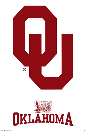 Framed University of Oklahoma - Logo 13 Print