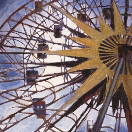 Framed Ferris Wheel Print