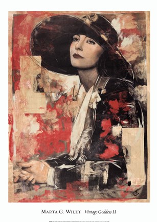 Framed Vintage Goddess II Print