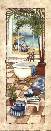 Framed Day in Paradise II Print