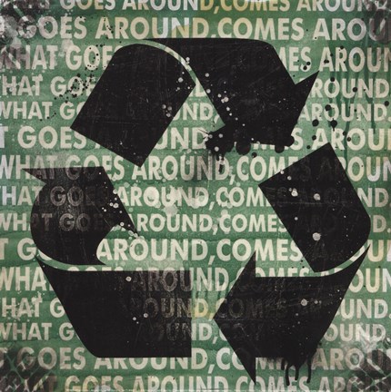Framed What Comes Around Print