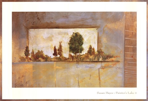 Framed PAINTER'S LAKE II Print