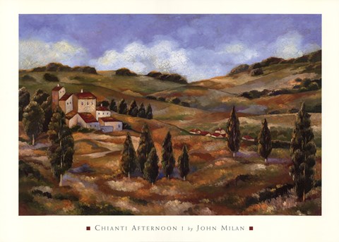 Framed CHIANTI AFTERNOON I Print