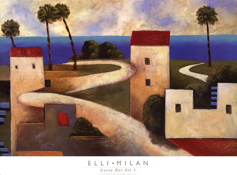 Framed COSTA DEL SOL  I Print