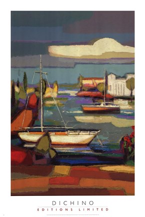 Framed SORRENTO I Print