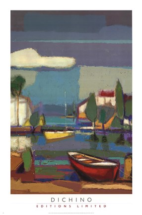 Framed SORRENTO II Print